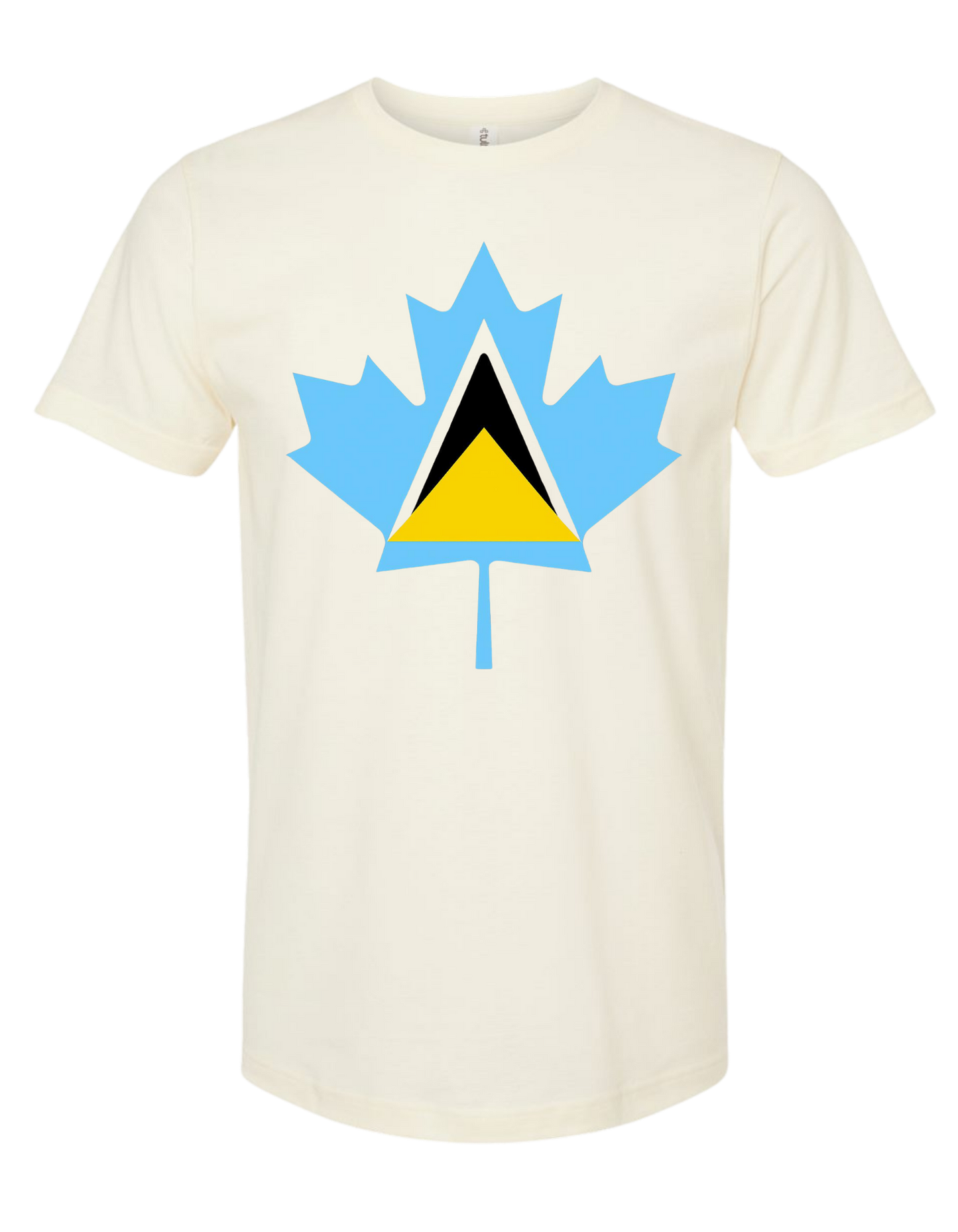 St. Lucia Canada Maple Leaf T-Shirt | Lucian Pride Tee