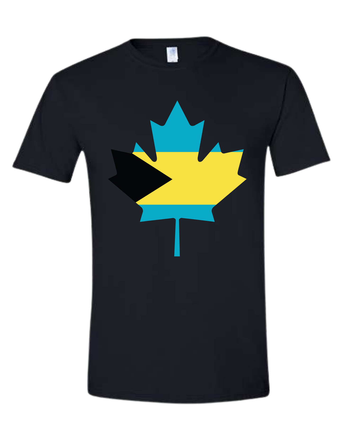 Bahamas Canada Maple Leaf T-Shirt | Bahamian Pride Tee