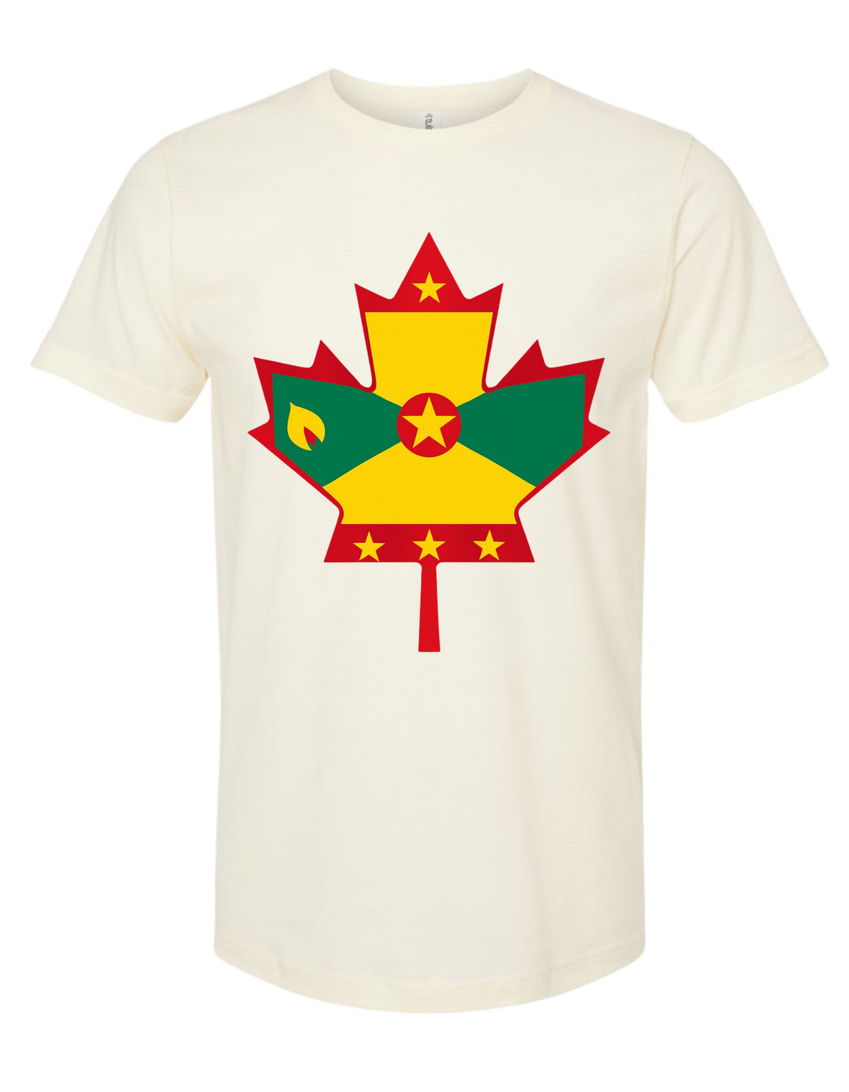 Grenada Canada Maple Leaf T-Shirt | Spice Isle Pride Tee