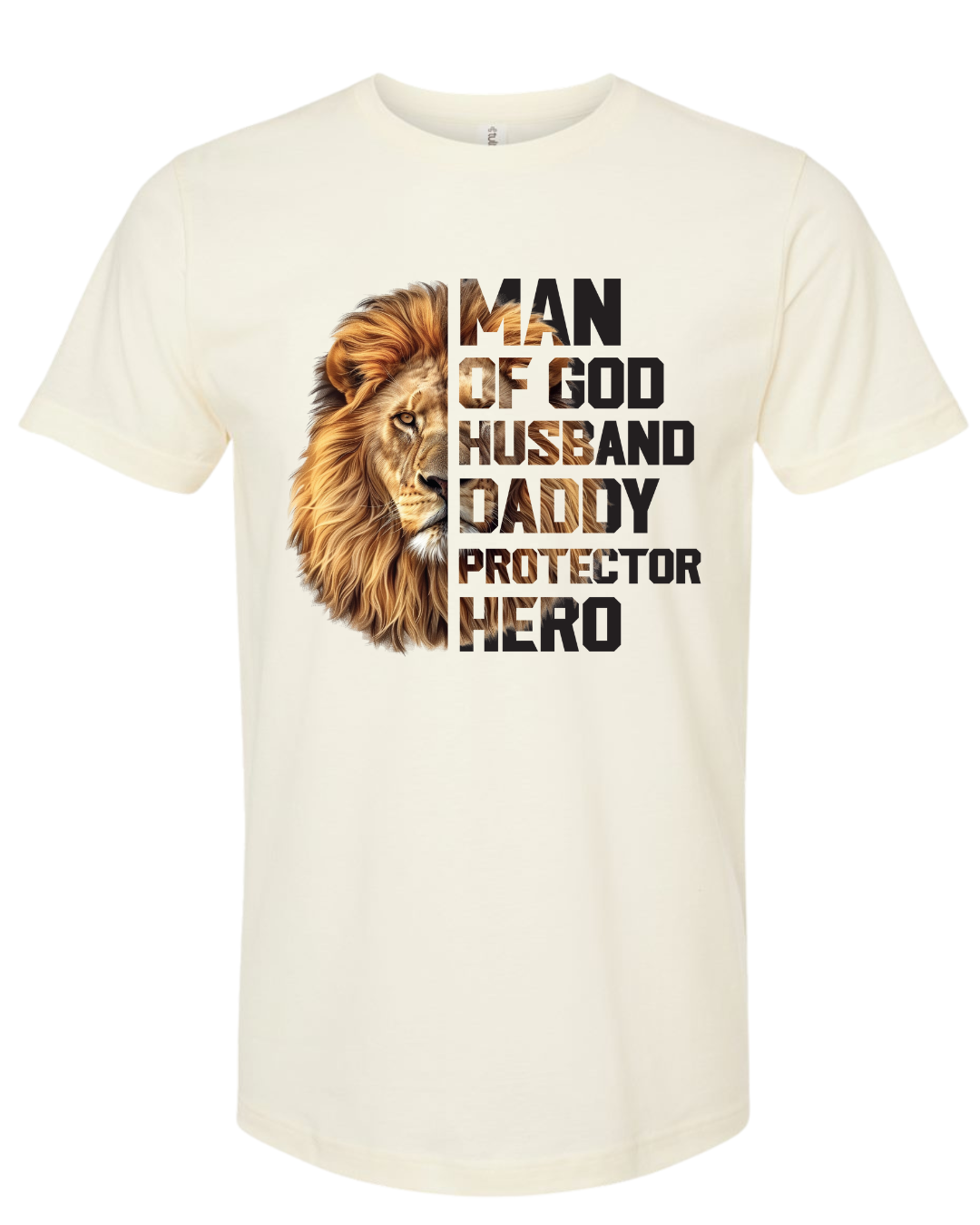 Man of God Cotton Cream T-Shirt