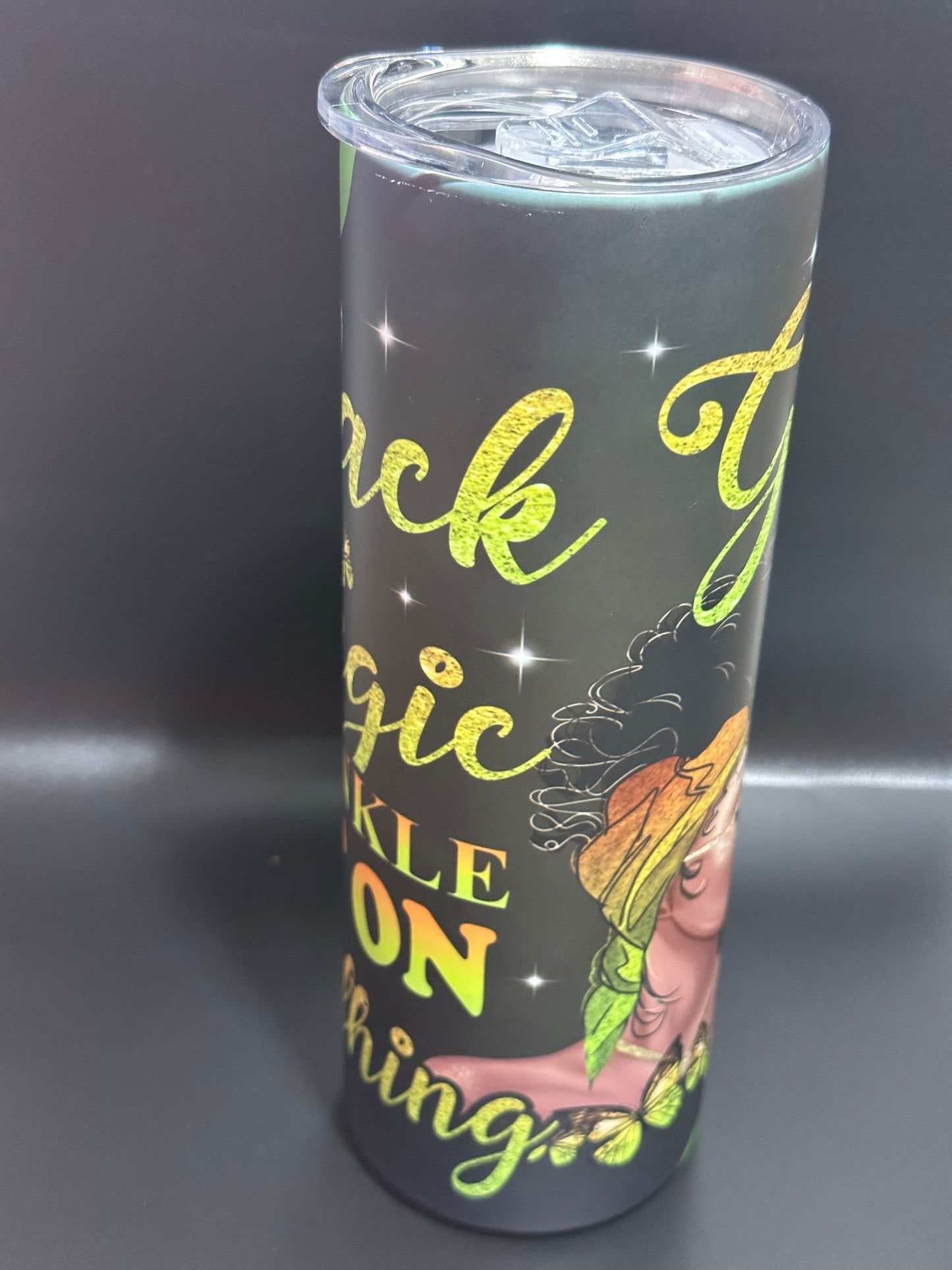 Black girl magic Sprinkle Tumbler
