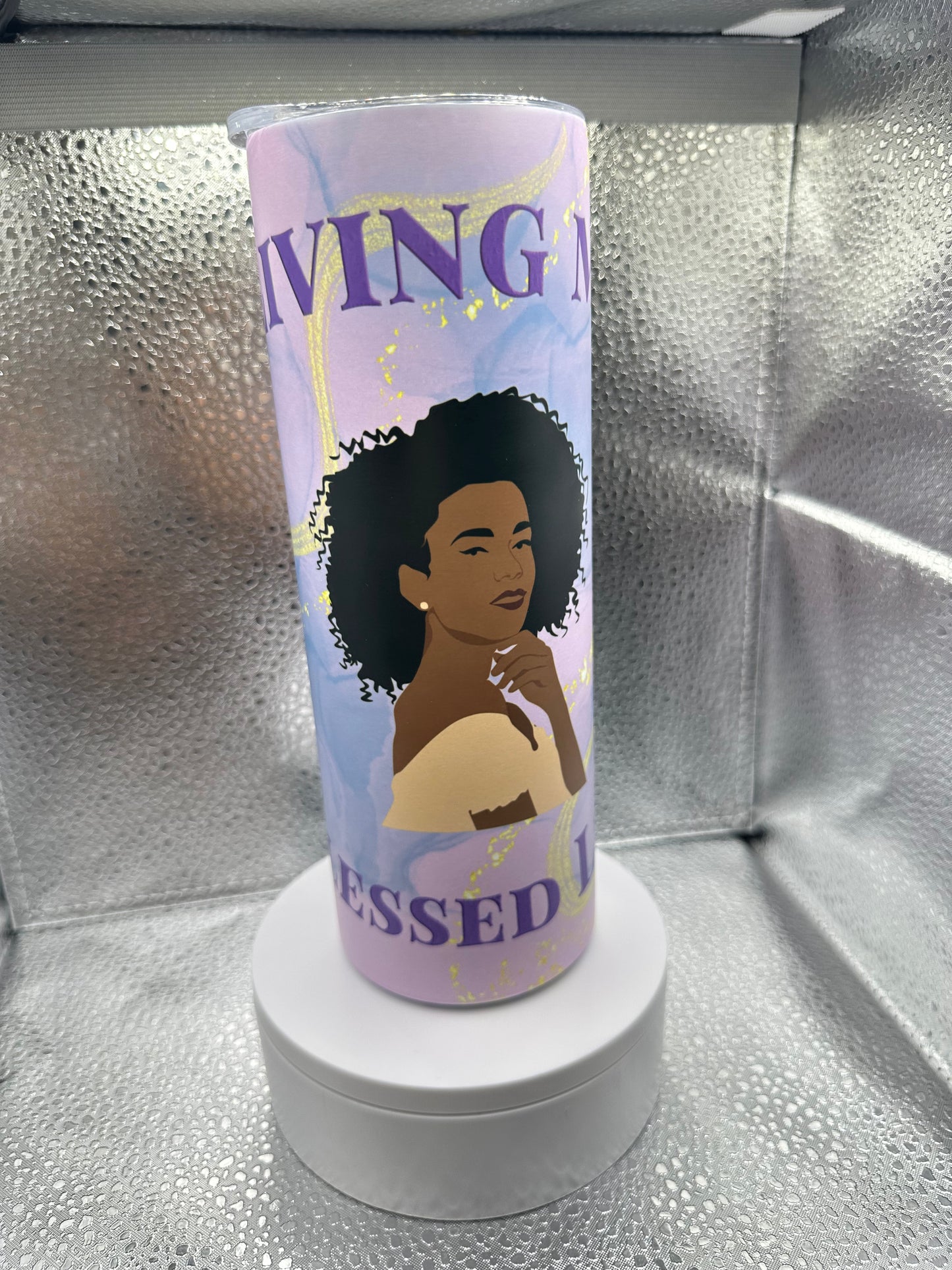 Living my blessed life tumbler