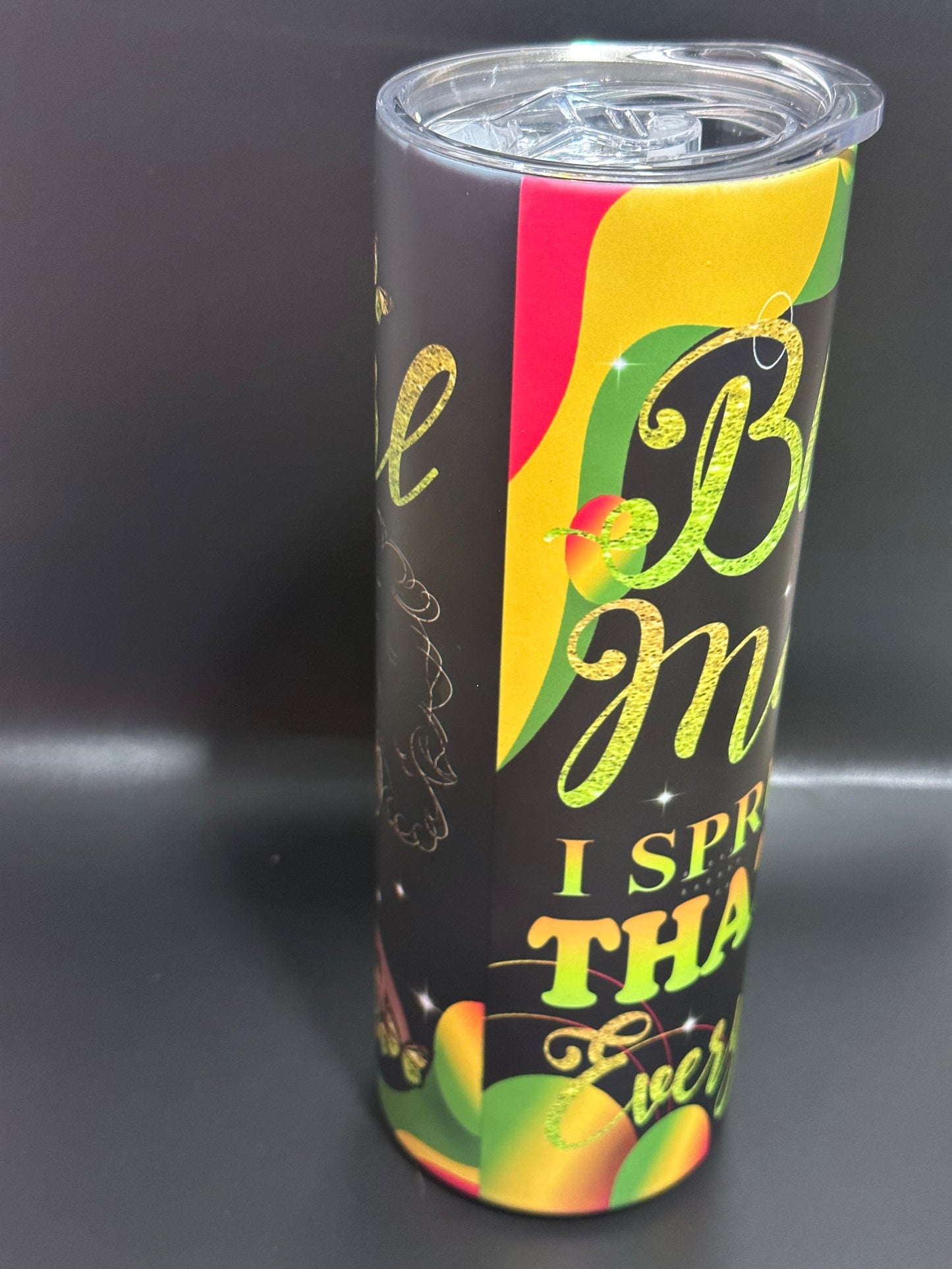 Black girl magic Sprinkle Tumbler
