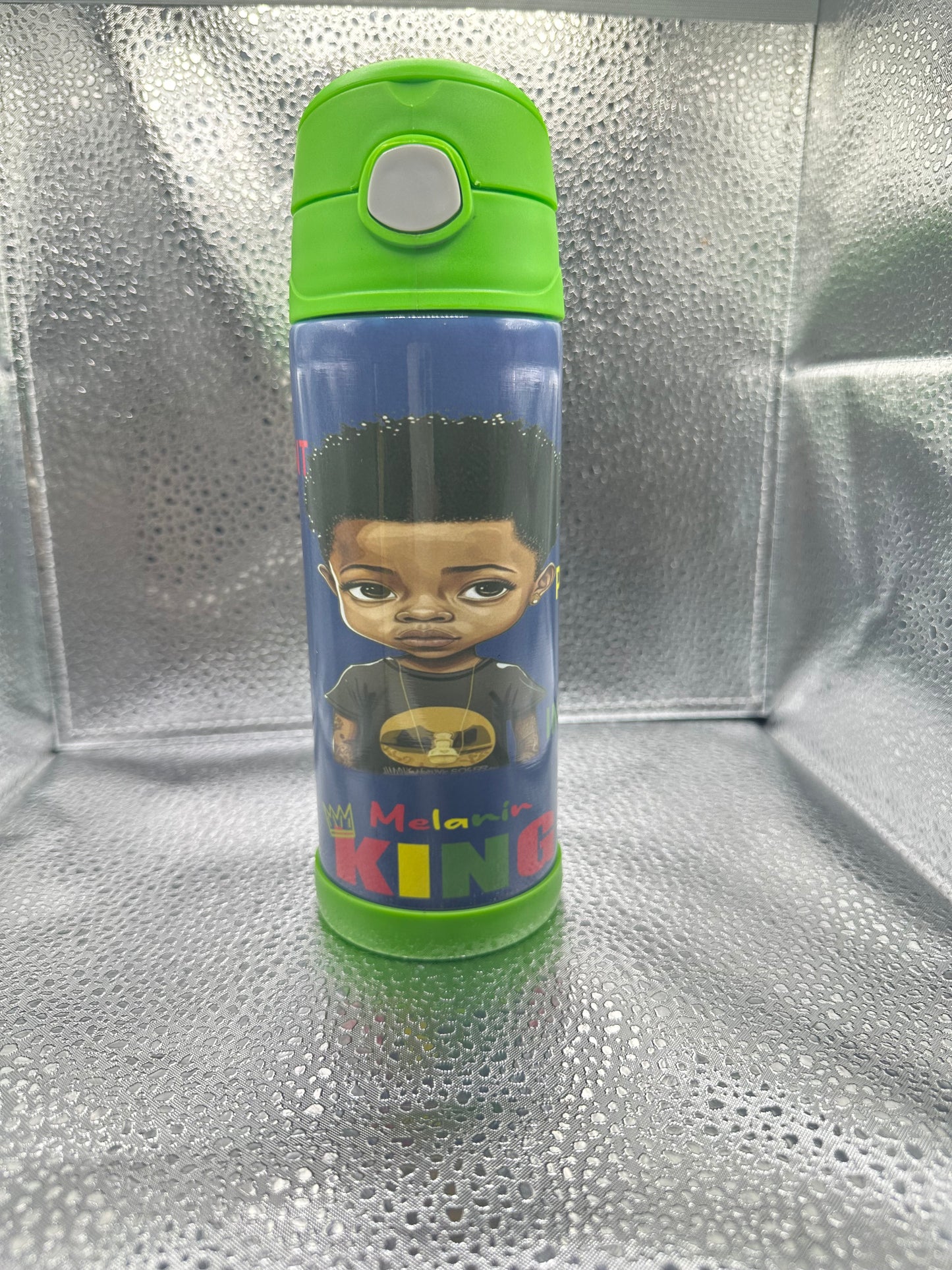 Melanin King Kids Tumbler