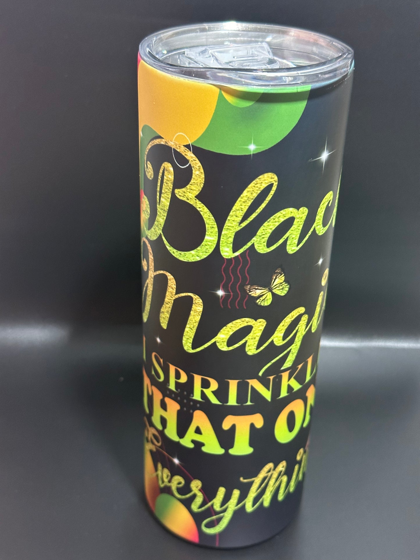 Black girl magic Sprinkle Tumbler