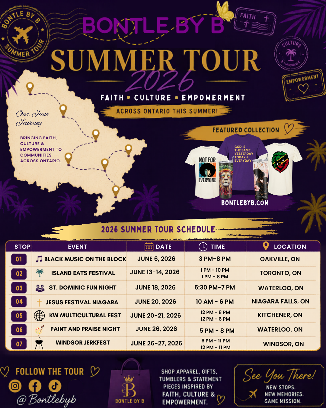 We're Coming to You: The Bontle By B Summer Tour 2026