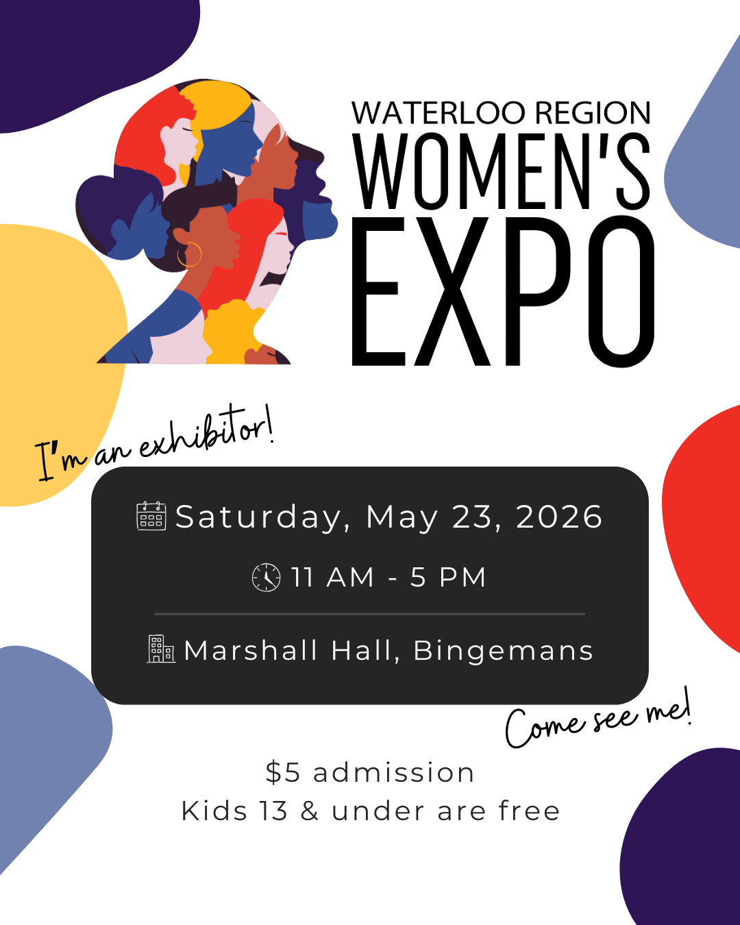 We're Exhibiting at the Waterloo Region Women's Expo — Come Find Us May 23rd