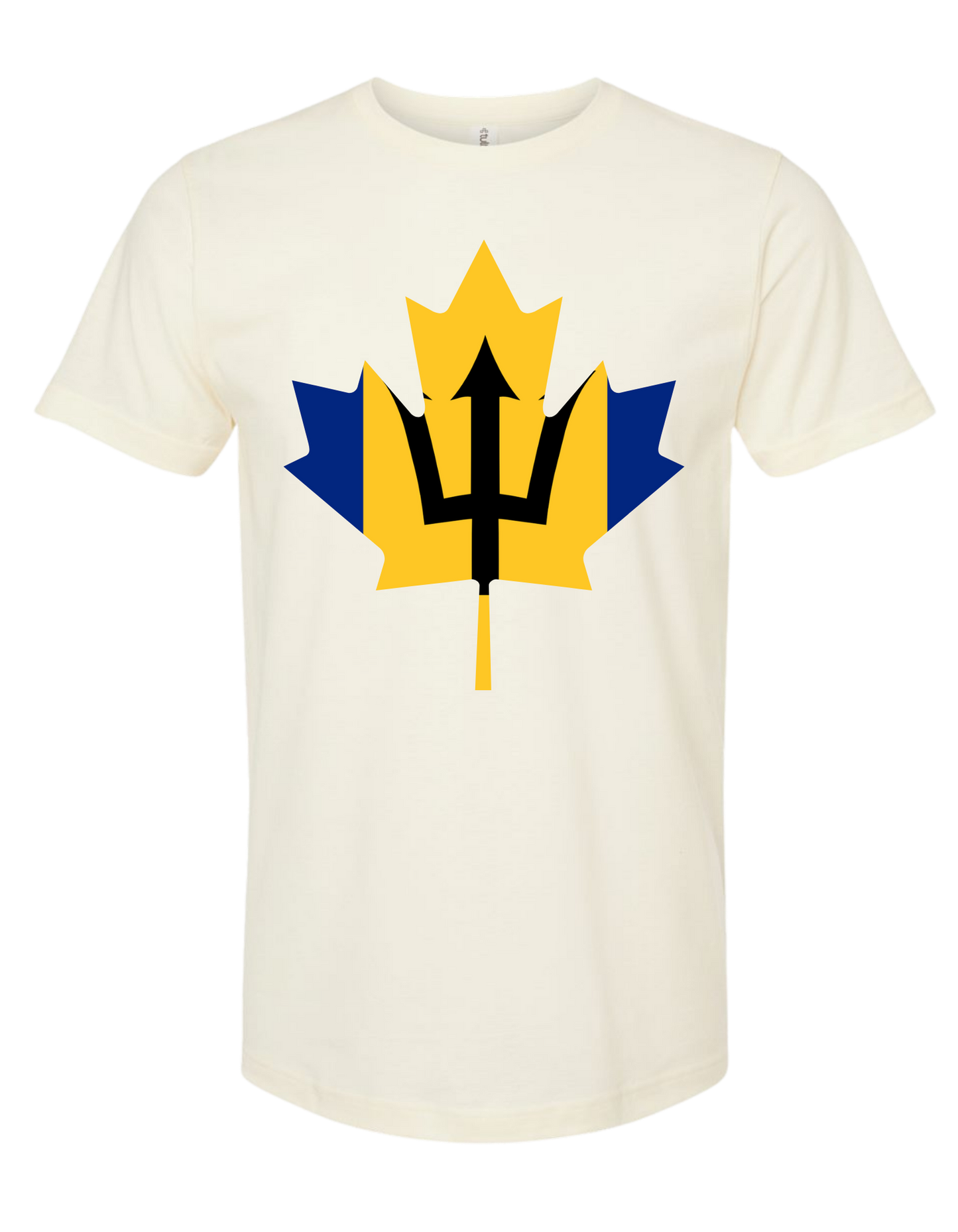 Barbados Canada Maple Leaf T-Shirt | Bajan Pride Tee
