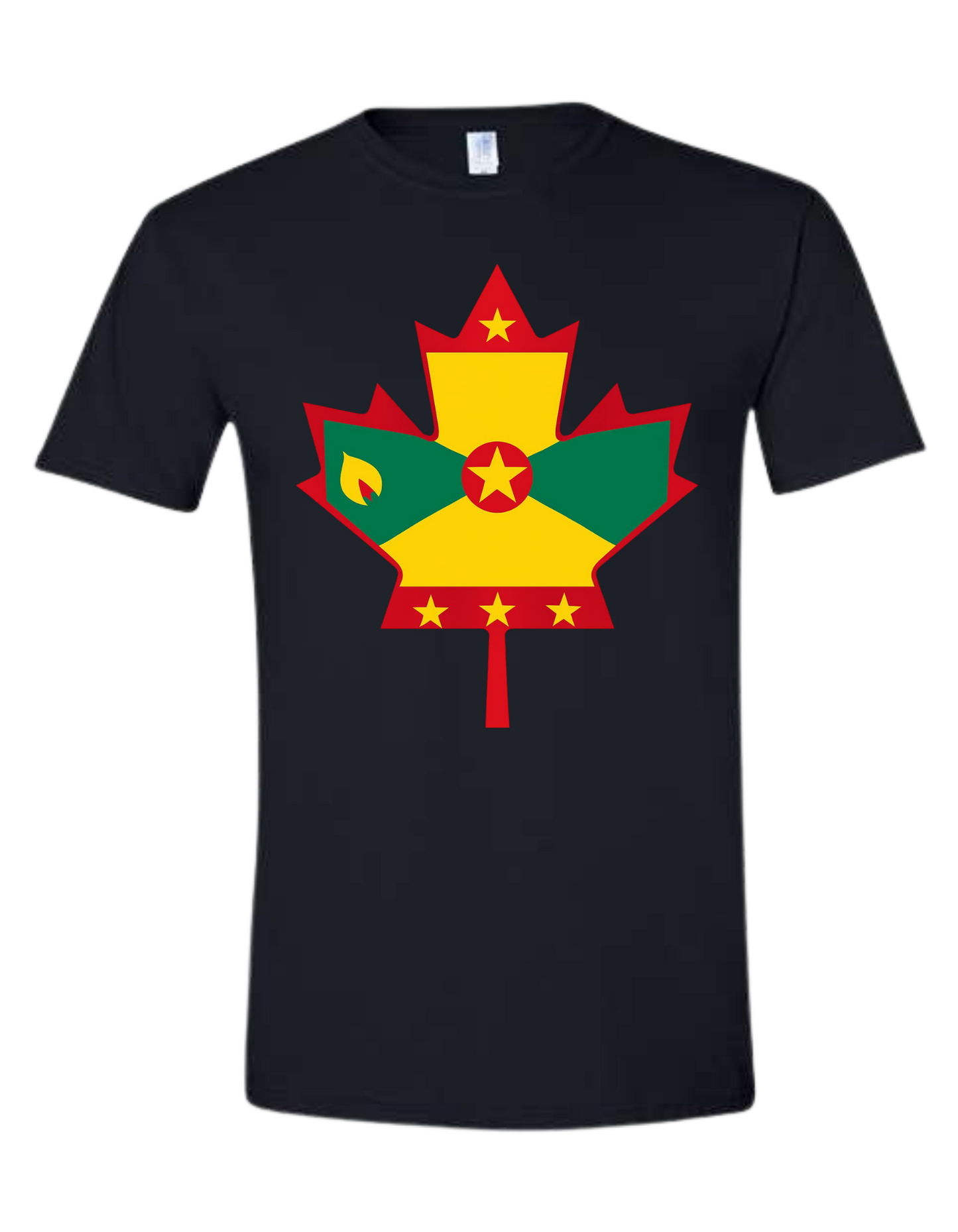 Grenada Canada Maple Leaf T-Shirt | Spice Isle Pride Tee
