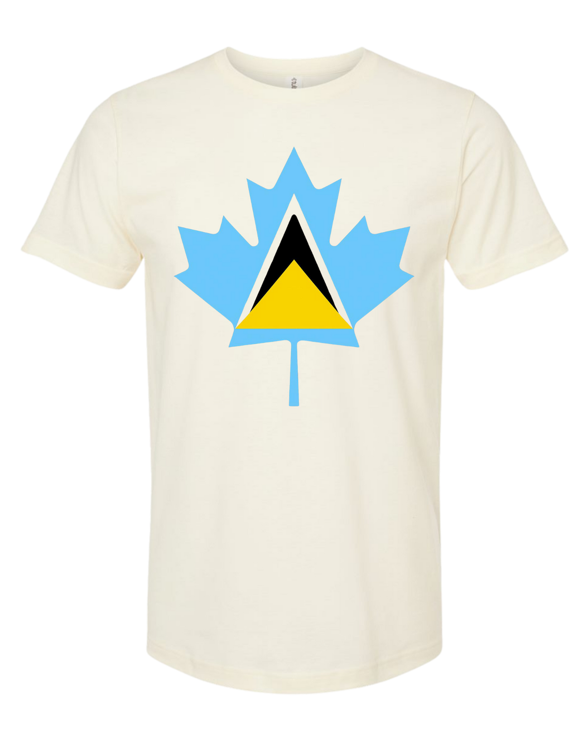St. Lucia Canada Maple Leaf T-Shirt | Lucian Pride Tee
