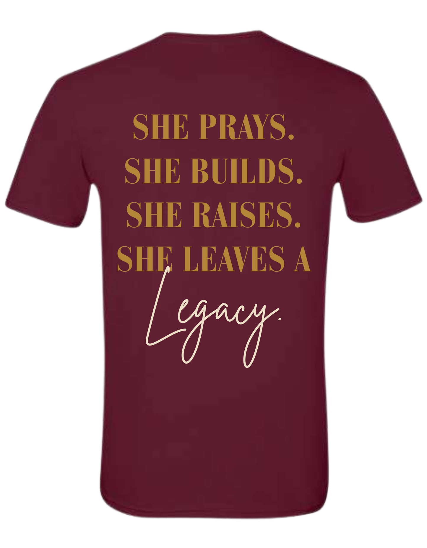 Legacy Mama Faith Tee | Christian Mom Shirt | Proverbs 13:22