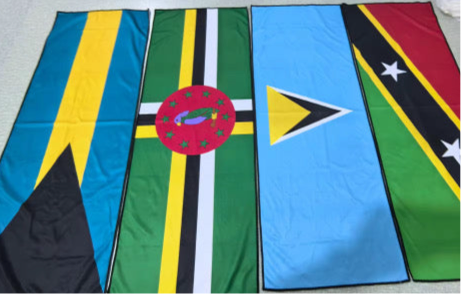 🇩🇲 Dominica Flag Cooling Towel – Carnival & Festival Ready (30cm x 80cm)