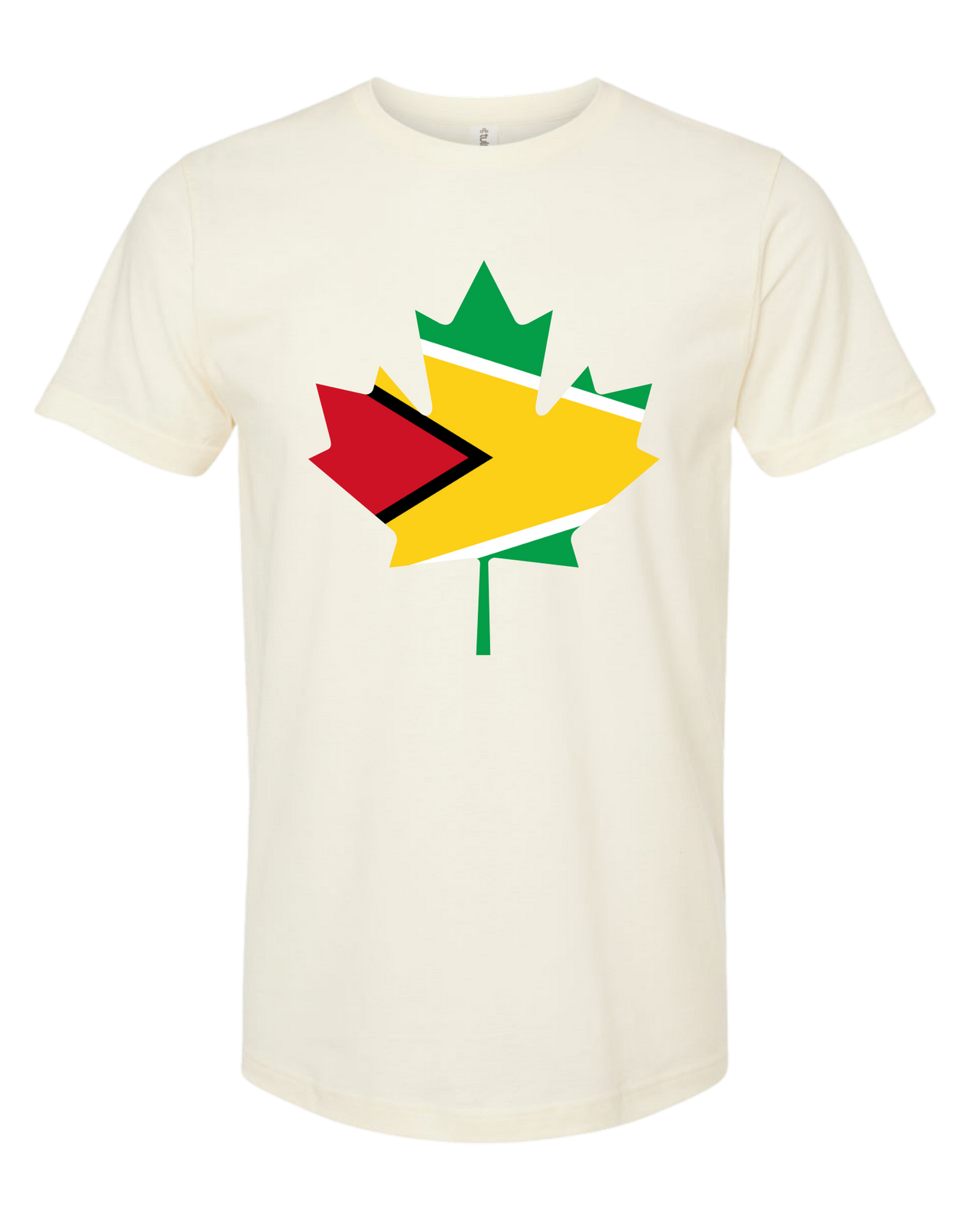 Guyana Canada Maple Leaf T-Shirt | Golden Arrowhead Pride Tee