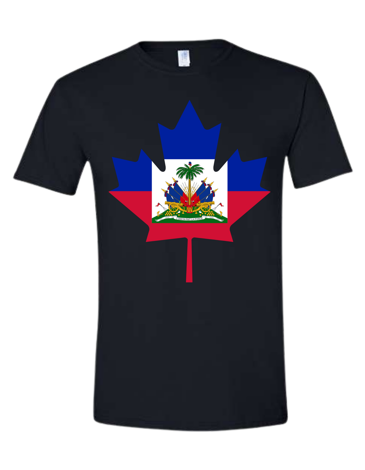 Haiti Canada Maple Leaf T-Shirt | Ayiti Pride Tee