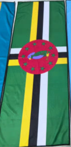 🇩🇲 Dominica Flag Cooling Towel – Carnival & Festival Ready (30cm x 80cm)