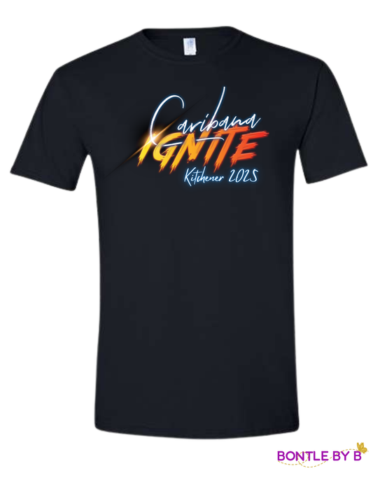 🔥 Caribana Ignite Kitchener 2025 Limited Edition Black T-Shirt Kids🔥