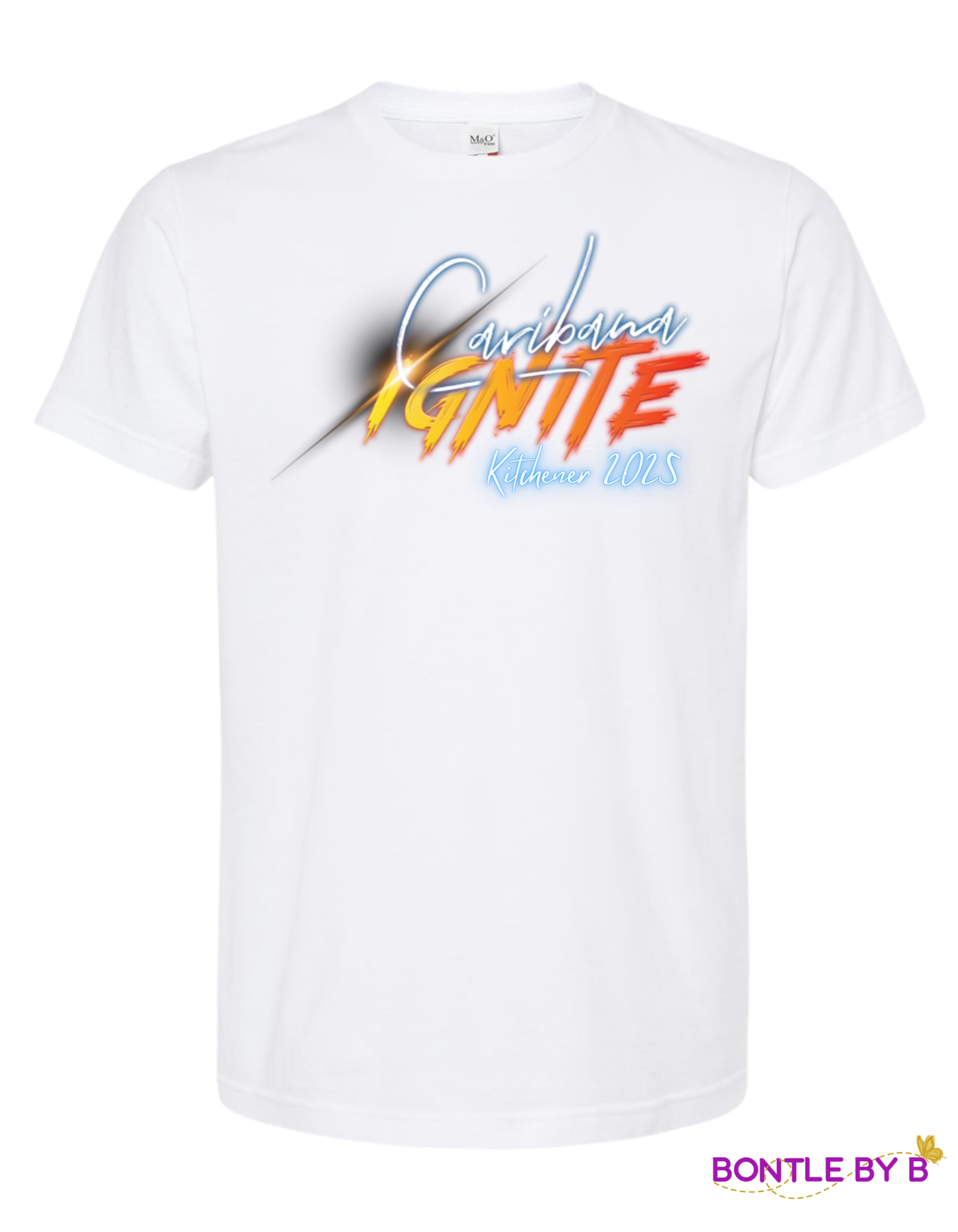 🔥 Caribana Ignite Kitchener 2025 Limited Edition White T-Shirt 🔥