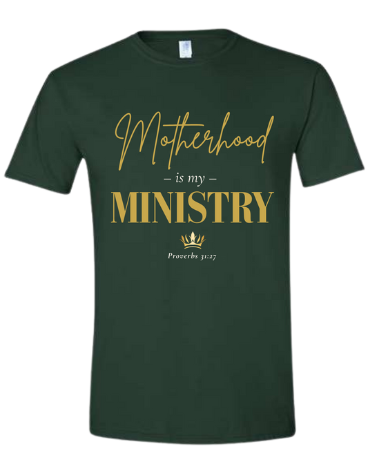 Motherhood is My Ministry | Faith Tee
