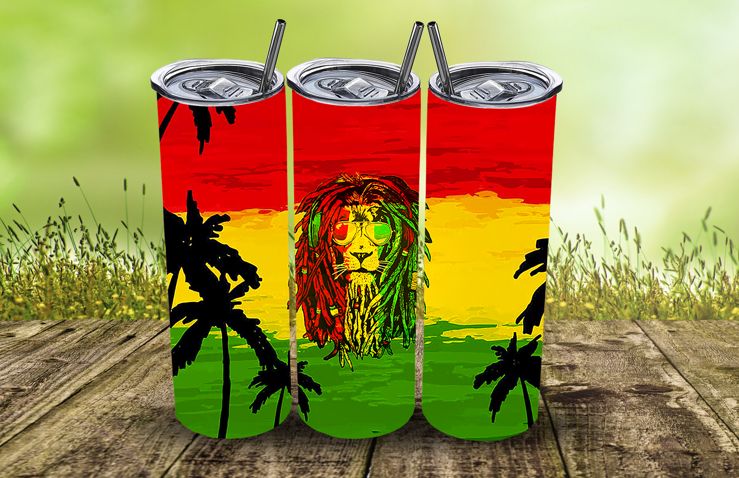 Reggae Lion Tumbler