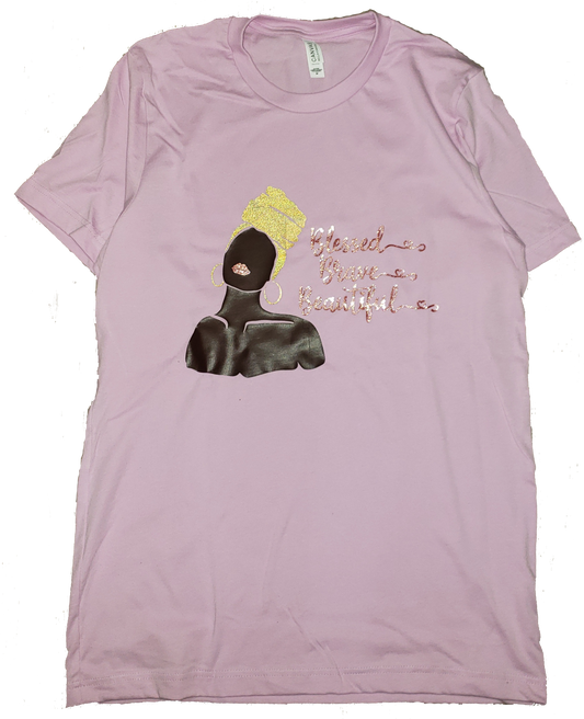 Blessed Brave Beautiful woman Shirt
